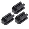 Beaupretty 3pcs Eyebrow Pencil Sharpeners Lid Makeup Tool for Precise Eyebrow and Eyeliner Application Black Sided Design for Less Mess and view 1