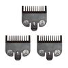 (3 Pack) (1/8") Professional Hair Clipper Guards No.1 Cutting Guides Compatible with Most Wahl Clipper, Black view 1