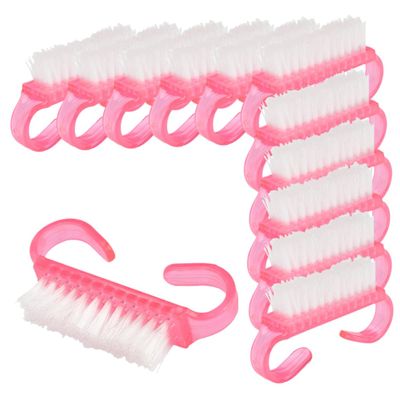 Beaupretty 12pcs Soft Bristle Brush for Pedicure Manicure Nail Tools Dust Collector for Nails Hand Grip