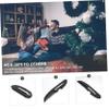 Beaupretty 4Pcs Portable Folding Combs Lightweight Pocket Combs for Mens Grooming Travel Friendly Hair Accessories for Beard Styling and Maintenance view 3