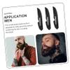 Beaupretty 4Pcs Portable Folding Combs Lightweight Pocket Combs for Mens Grooming Travel Friendly Hair Accessories for Beard Styling and Maintenance view 4