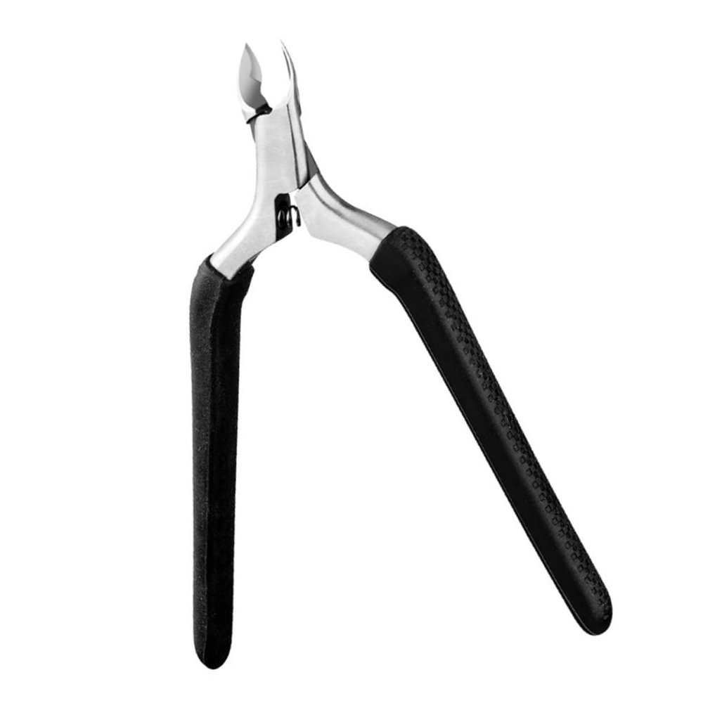 OATIPHO 1pc Dead Skin Removal Scissor for Nail Care Professional Cuticle Nipper Black Ergonomic Design for Home and Travel Manicure and Pedicure