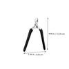 OATIPHO 1pc Dead Skin Removal Scissor for Nail Care Professional Cuticle Nipper Black Ergonomic Design for Home and Travel Manicure and Pedicure view 2