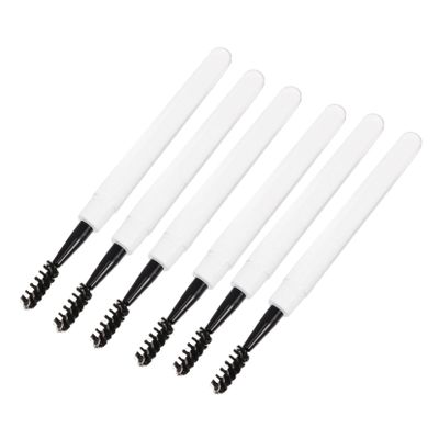 DEARMAMY 6pcs Eyelash Eyebrow Brush Set with Spiral Design Waterproof Mascara Applicators for Makeup for Women and Makeup Artists