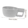 VALICLUD Men Shaving Soap Bowl Handheld Compact Container for Soap Elegant Design for Home Use Keeps Warm present for Friends and Family view 2