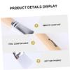 CALLARON 2pcs Random Color Wooden Handle Face Mask Brush Applicator for Facial Masks DIY Makeup and Skin Care view 2