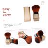 Healeved Retractable Makeup Brush Set 2-in-1 Blush Brush Synthetic Bristles for Travel Suitable for Makeup Lovers view 4