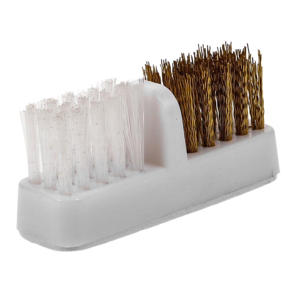 Healeved Nail Drill Bit Cleaner Brush Portable Cleaning Brush for Nail Salon Ergonomic Design for Easy Use for Nail Art Polishing Head and Drill Bits Maintenance Reusable