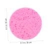 AUTSUPPL 50Pcs Natural Cellulose Makeup Removal Sponges Round Face Washing Sponges for Daily Cleansing and Exfoliating Soft Texture Reusable for Delicate Skin Care view 2