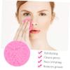AUTSUPPL 50Pcs Natural Cellulose Makeup Removal Sponges Round Face Washing Sponges for Daily Cleansing and Exfoliating Soft Texture Reusable for Delicate Skin Care view 4
