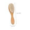SHERCHPRY 2pcs Wool Hair Brush Set Wooden Handle Neck Duster Broken Hair Cleaning Tool for Barbers for Neck Cleaning and Beard Grooming view 2