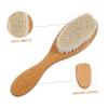 SHERCHPRY 2pcs Wool Hair Brush Set Wooden Handle Neck Duster Broken Hair Cleaning Tool for Barbers for Neck Cleaning and Beard Grooming view 4