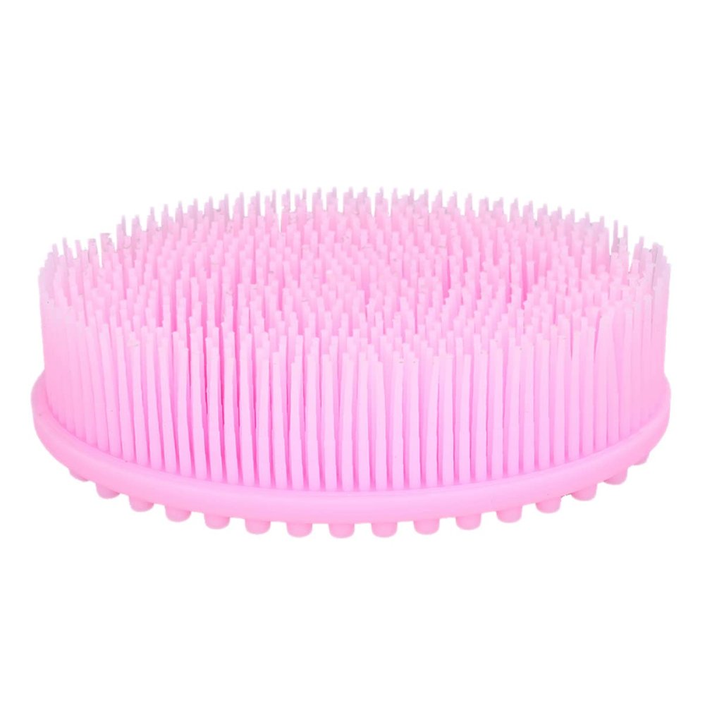 Healeved 2pcs Silicone Bath Brush for Exfoliating Scalp Scrubbing Long Handle Cleaning Brush for Shower Face