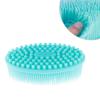 Healeved 2pcs Silicone Bath Brush for Exfoliating Scalp Scrubbing Long Handle Cleaning Brush for Shower Face view 3