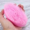 Healeved 2pcs Silicone Bath Brush for Exfoliating Scalp Scrubbing Long Handle Cleaning Brush for Shower Face view 4