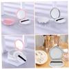 WRITWAA 2sets Makeup Sponges Wedges for Powder Portable Powder Case for Beauty Refillable Container Box Dust Box view 2