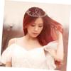 BIUDECO 1Pc DIY Golden Winding Crown Elegant Hair Accessory for Ladies for Weddings Parties and Ceremonies with Pearls Crystals and Flowers view 3