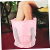 CALLARON Collapsible Foot Bath Bucket Portable Wash Basin for Soaking Feet Travel Camping Unique Pleated Design for Stability for Outdoor Activities Emergency Use view 2
