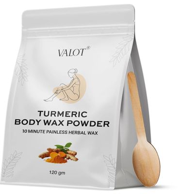 Clarity Turmeric Hair Removal/Wax Powder 120 g, 10 Minutes Full Body Wax Powder, Safe for Face, Body, Natural Solution for Unwanted Hair. (120 gm)