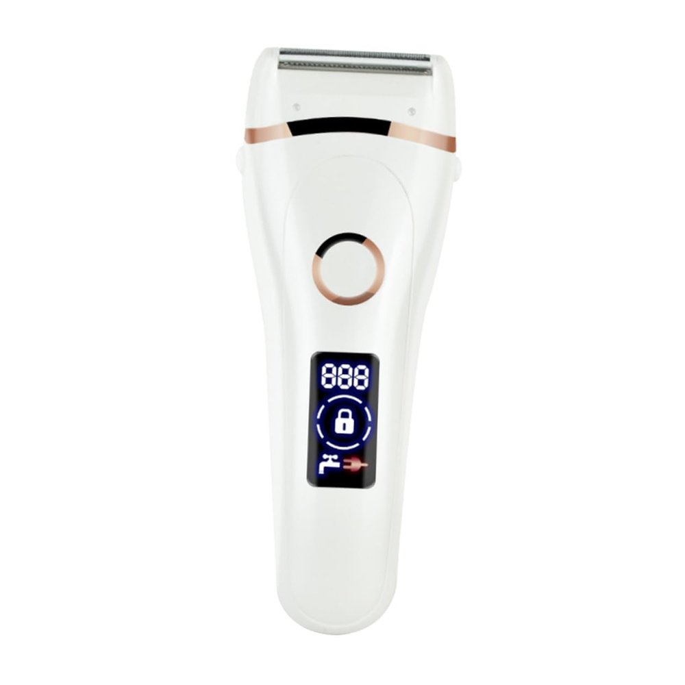 IWOWHERO Ladies Shaver Hair Removal Machine Trimmer Lightweight Portable USB Rechargeable Material Head