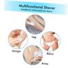 IWOWHERO Ladies Shaver Hair Removal Machine Trimmer Lightweight Portable USB Rechargeable Material Head view 4