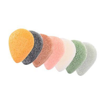 WOFASHPURET 7Pcs Puff Gentle Makeup Removal Exfoliating Sponges Cleansing Puff for Daily Use for Sensitive Skin and Pore Care