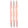 CALLARON 3pcs Stainless Steel Eyebrow Razor Facial Razor for Women Double Heads Eyebrow Shaper Tool Portable Makeup Tool for Salon-Style Results view 1