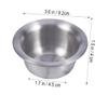 WRITWAA Shaving Stand with Bowl for Men Brush Holder and Razor Stand Fit for Models Durable and Stylish Bathroom Accessory Silver view 4