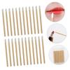 SAFIGLE 50pcs Handle Lipstick Applicators Disposable Lip Brushes for Lip Gloss and Eyeshadow Makeup Tool for Home and Travel view 4