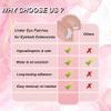 100 Pairs Under Eye Gel Pads for Eyelash Extensions, Lint-Free Disposable Eye Patches for Lash Extension Kit Smooth & Easy to Apply (Pink, 50Pairs) view 2