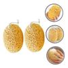 AUTSUPPL 2Pcs Exfoliating Bath Sponge Durable Shower Sponges for Women Lightweight Cleansing Sponges for Dead Skin Removal for Home and Gifting view 3