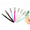 PartyKindom 10pcs Professional Eyebrow Shaper Stainless Steel Razor Portable Eyebrow Trimmer Makeup Tool Kit Hair Remover for Women Random Color view 2