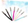 PartyKindom 10pcs Professional Eyebrow Shaper Stainless Steel Razor Portable Eyebrow Trimmer Makeup Tool Kit Hair Remover for Women Random Color view 4