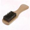 WOFASHPURET Wooden Handle Beard Brush for Men Practical Pig Bristle Cleaning Tool Essential Beard Care Accessory Durable Design present for Male Friends view 3