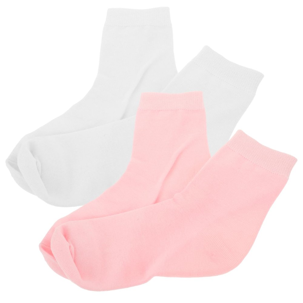 VALICLUD 2pairs Moisturizing Crack Socks High Ankle Foot Care Socks for Men Women Diabetic Soft Skin-Friendly
