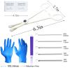 Body Piercing Tool Kit - Piercing Kit with 12G 14G 16G 18G 20G Piercing Needles Piercing Clamps Forceps for Ear Nose Belly Button Tongue Eyebrow Body Piercing Tool Kit Piercing Supplies view 2