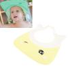 Adjustable Baby Bathing Cap, Kids Shower Hat with Ear Eye Protective for Toddler Hair Washing Non Irritating Plastic, Ideal for Shampooing and Bathing at Home (Yellow) view 4