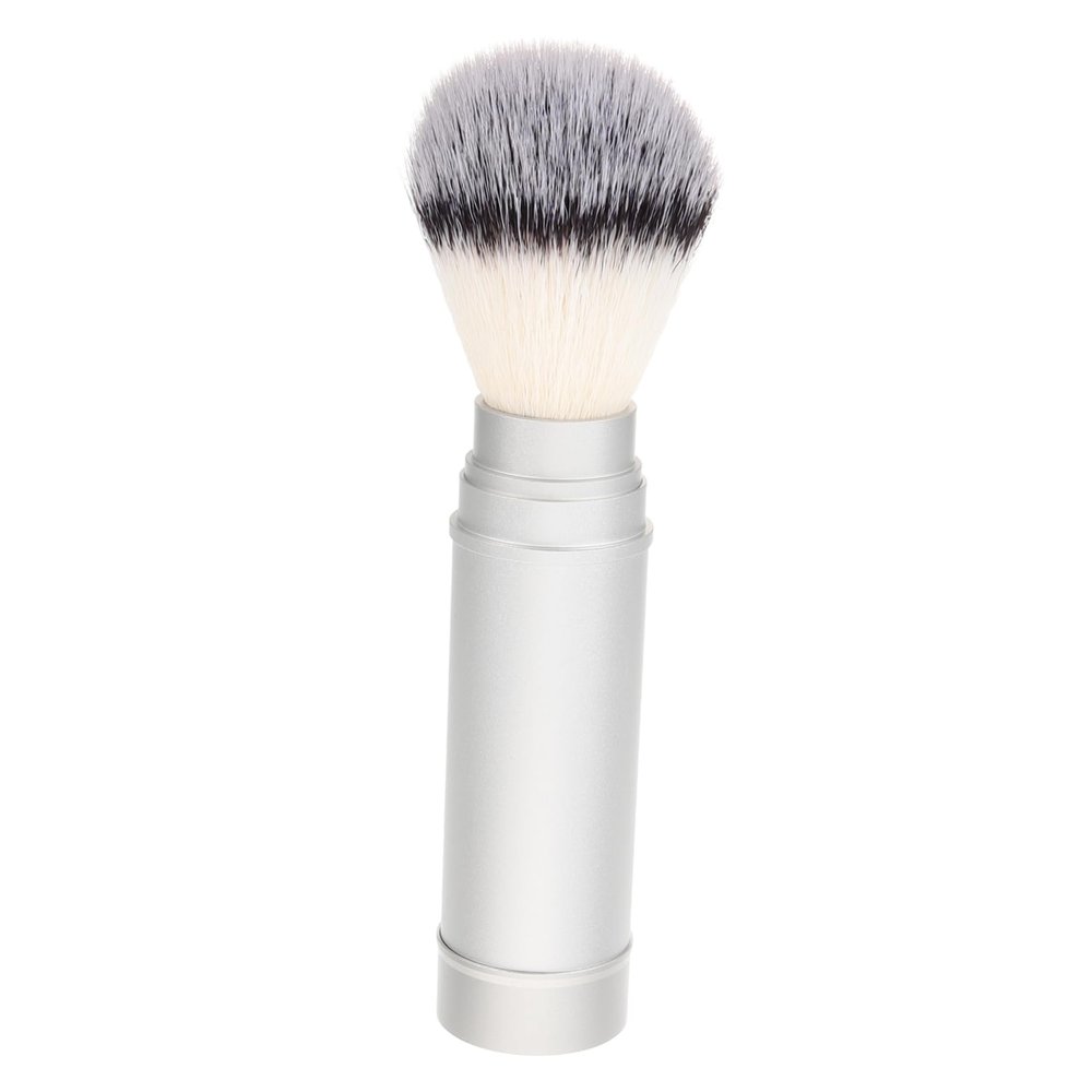 Healvian Portable Travel Shaving Brush for Men Lightweight Beard Brush Compact Grooming Tool for Facial Cleansing Shaving Craftsmanship present for Dad Friends