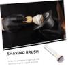 Healvian Portable Travel Shaving Brush for Men Lightweight Beard Brush Compact Grooming Tool for Facial Cleansing Shaving Craftsmanship present for Dad Friends view 2