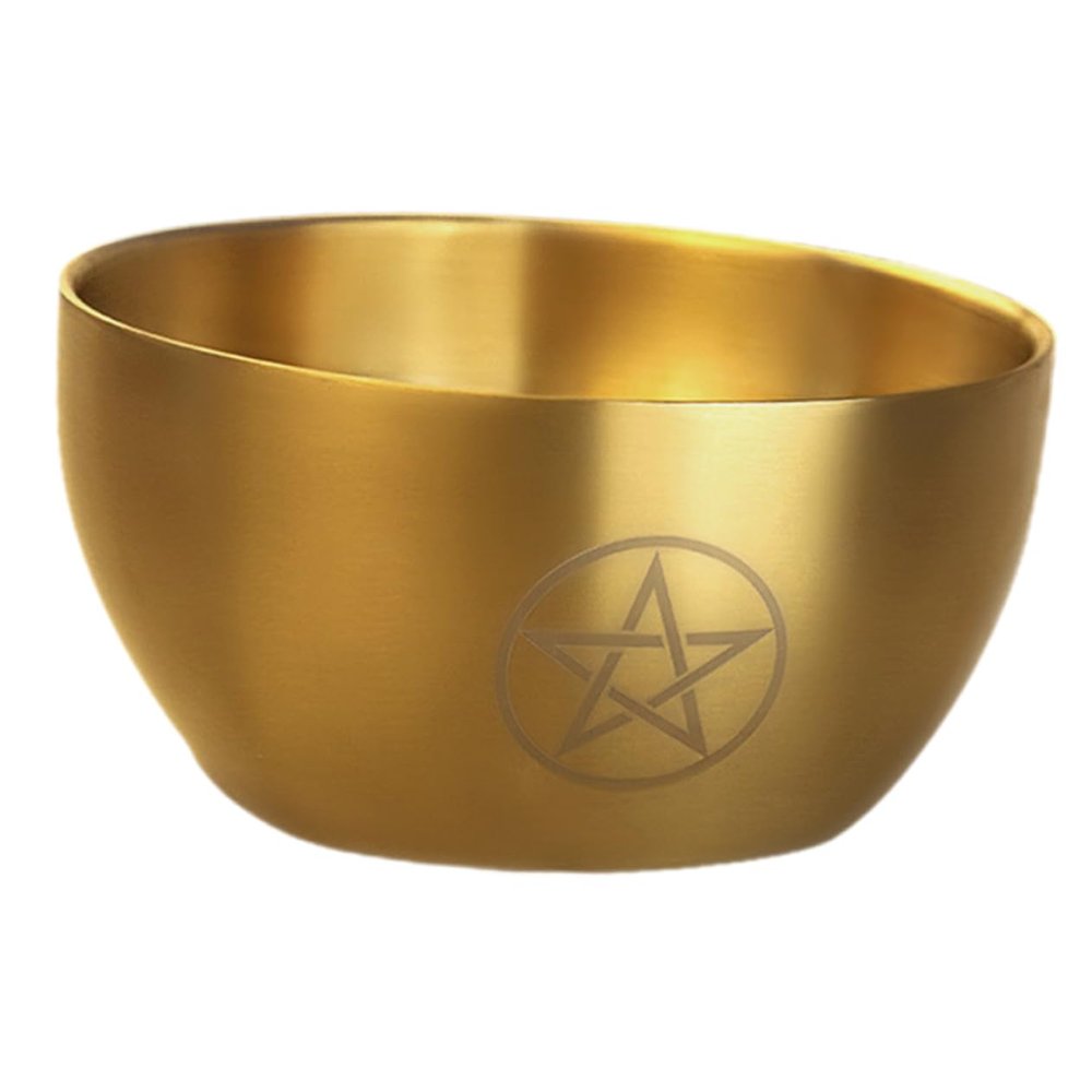 JECOMPRIS Stainless Steel Shaving Cup with Decoration Design Shaving Bowl for Aromatherapy Flower Offering Unique present for Men and Women and Versatile Shave Supplies