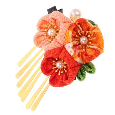 Ipetboom Japanese Style Kimono Flower Hair Clip with Tassels Elegant Hair Accessories for Traditional Clothing for Weddings Festivals and Photography