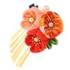 Ipetboom Japanese Style Kimono Flower Hair Clip with Tassels Elegant Hair Accessories for Traditional Clothing for Weddings Festivals and Photography view 1