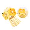 Ipetboom Japanese Style Kimono Flower Hair Clip with Tassels Elegant Hair Accessories for Traditional Clothing for Weddings Festivals and Photography view 4