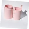 Vaguelly Makeup Brush Organizer Bucket Lid Travel Makeup Brush Case for Home and Travel Compact and Stylish Design view 3