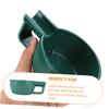 Beaupretty Deep Shaving Bowl for Men Lightweight Plastic Lather Container Comfortable Grip Thick Edges for Wet Shaving Unbreakable Design Green view 4