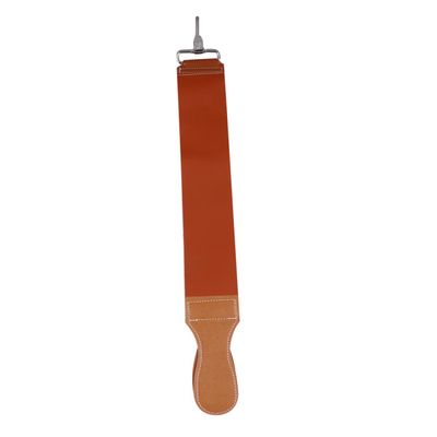 Beaupretty Leather and Canvas Double Layer Razor Strop Professional Straight Razor Sharpening Strap for Barbers Home Use Woodworking Tools