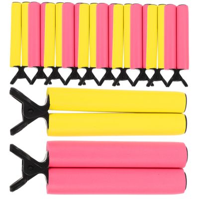 FRCOLOR 12pcs Insulation Hair Roller Hairdressing Perm Rod Multi-functional Salon Tool Hairdressing Curling Home Perm Rod Styling Supply