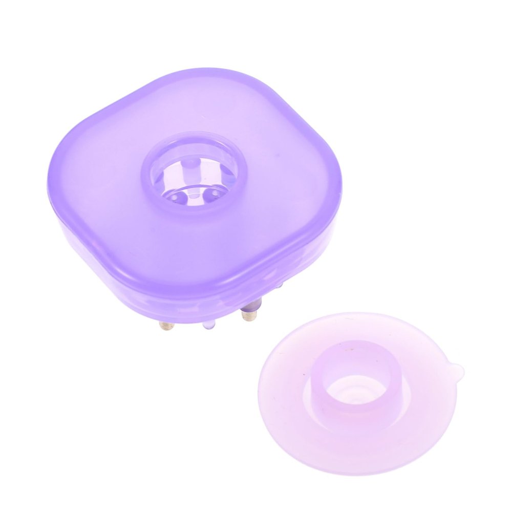 Ipetboom Hair Scalp Serum Roller Applicator with Capacity for Hair Growth and Scalp Treatment Compatible with Various Serums Promotes Circulation and Transparent Purple