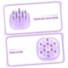 Ipetboom Hair Scalp Serum Roller Applicator with Capacity for Hair Growth and Scalp Treatment Compatible with Various Serums Promotes Circulation and Transparent Purple view 3