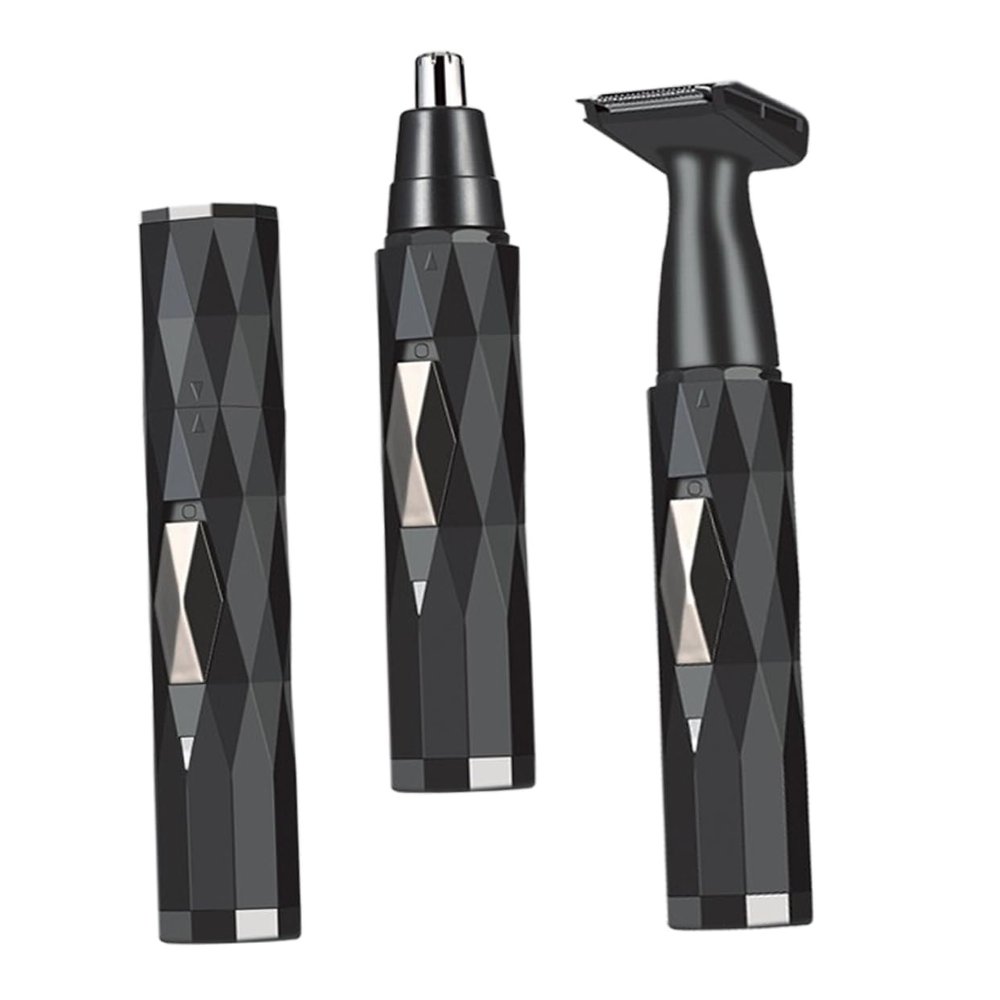 FRCOLOR USB Charge Men's Nose Hair Trimmer Clipper Multi-Functional Eyebrow Shaver Hair Trimmer for Men Safe Rotation Head Compact for Travel